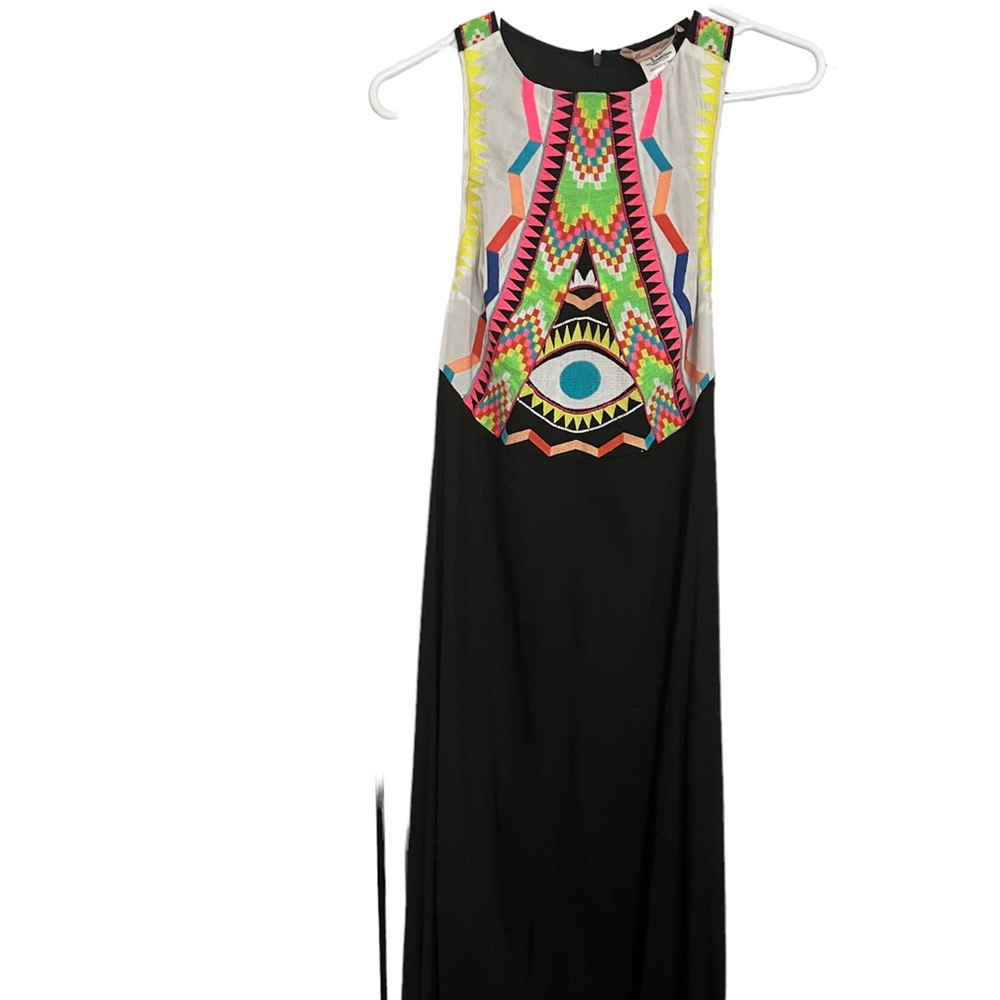 Mara Hoffman Boho embroidered and beaded maxi dress.